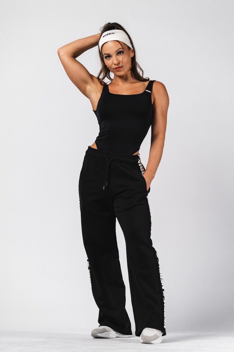 Nebbia Essential Bodysuit Active 502 - Black | Sculpting Fitness One - Piece - AlisiiaKholli