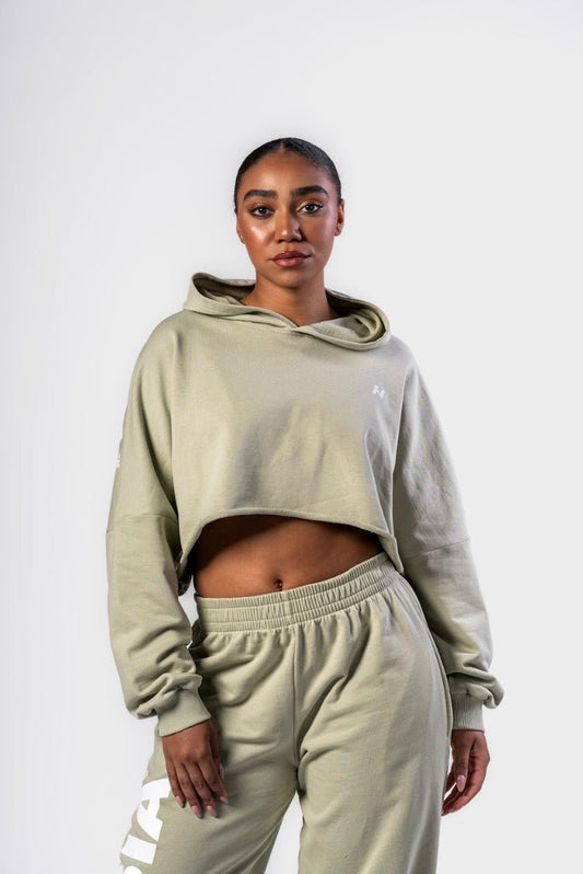 Nebbia Own Your Power Oversized Hoodie 433 - Light Green| Gym Pump Cover - AlisiiaKholli