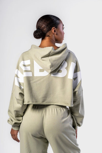Nebbia Own Your Power Oversized Hoodie 433 - Light Green| Gym Pump Cover - AlisiiaKholli