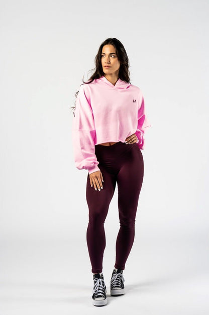 Nebbia Own Your Power Oversized Hoodie 433 - Pink| Gym Pump Cover - AlisiiaKholli