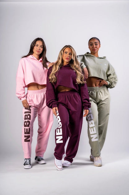 Nebbia Own Your Power Oversized Hoodie 433 - Pink| Gym Pump Cover - AlisiiaKholli
