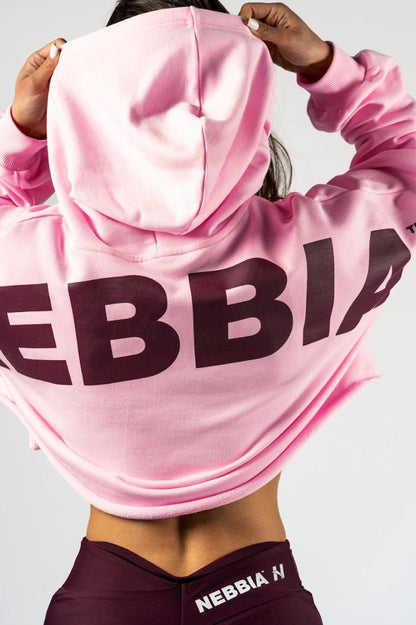 Nebbia Own Your Power Oversized Hoodie 433 - Pink| Gym Pump Cover - AlisiiaKholli