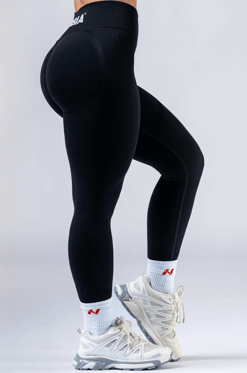 Nebbia Power 888 High - Waist Push - Up Leggings - Black - AlisiiaKholli