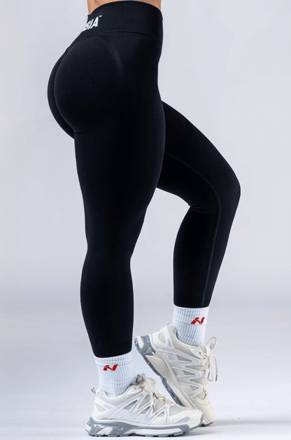 Nebbia Power 888 High - Waist Push - Up Leggings - Black - AlisiiaKholli