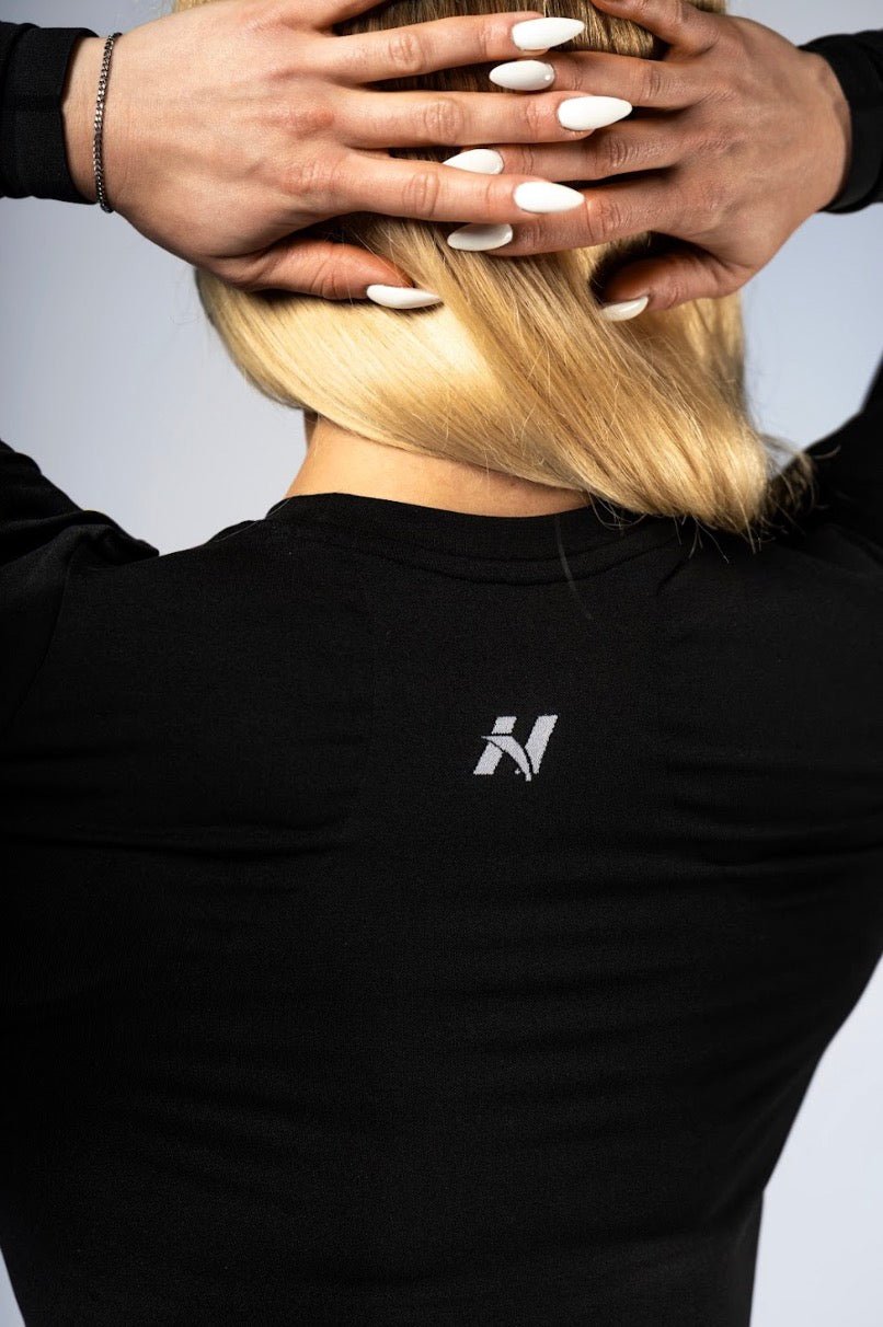 Nebbia Power 892 Seamless Long Sleeve Top - Black - AlisiiaKholli