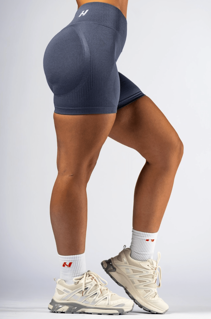 Nebbia Power 893 High - Waist Push - Up Shorts - Gray - AlisiiaKholli