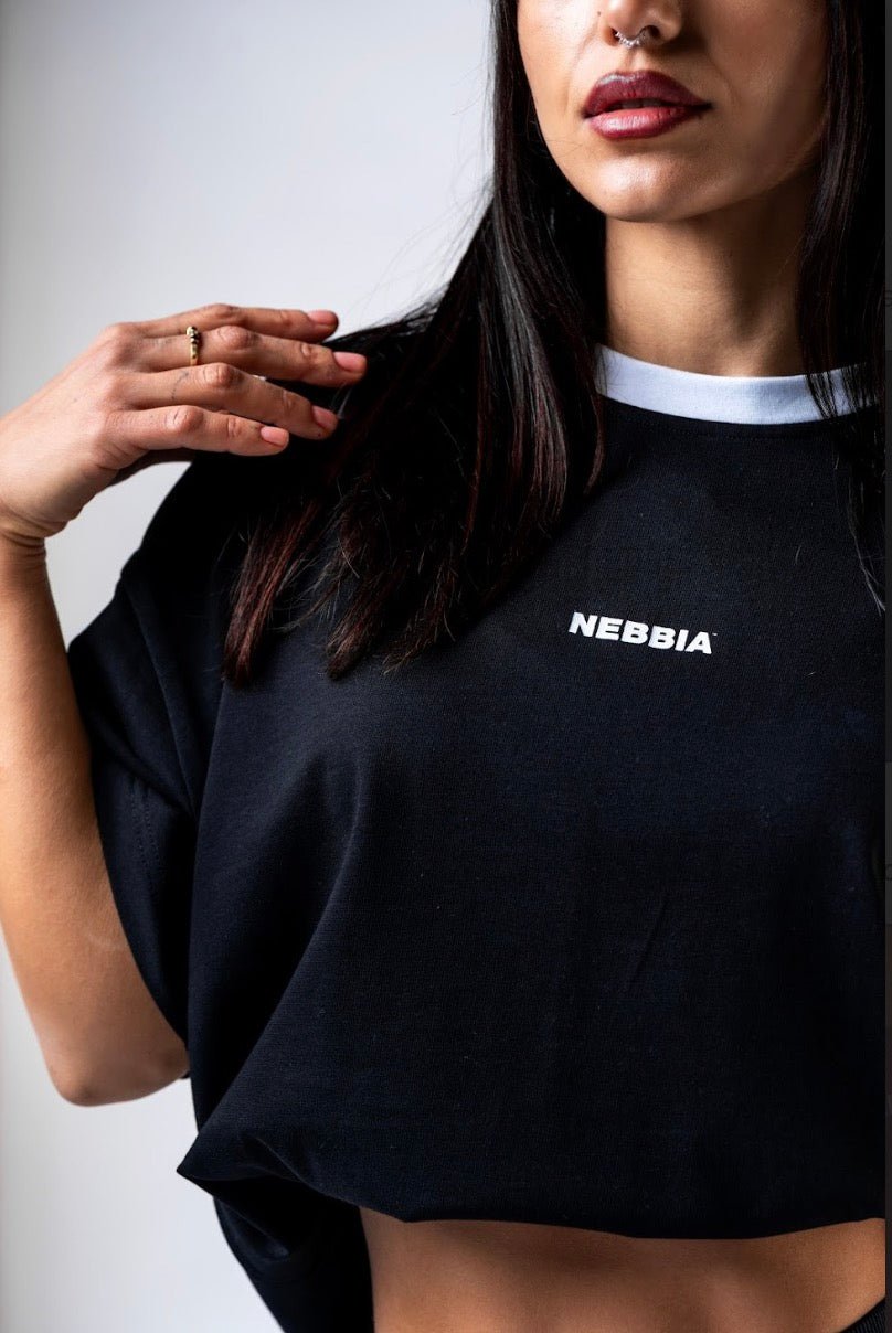Nebbia Power 894 Relaxed Training Tee - Black - AlisiiaKholli