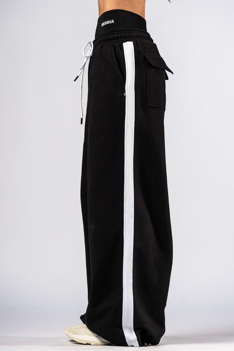 Nebbia Power 896 Oversized Camo Sweatpants - Black - AlisiiaKholli