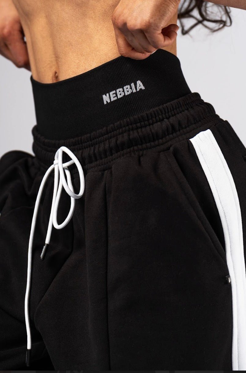 Nebbia Power 896 Oversized Camo Sweatpants - Black - AlisiiaKholli