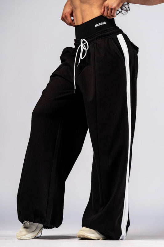 Nebbia Power 896 Oversized Camo Sweatpants - Black - AlisiiaKholli
