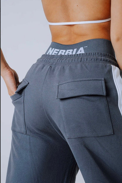 Nebbia Power 896 Oversized Camo Sweatpants - Grey - AlisiiaKholli