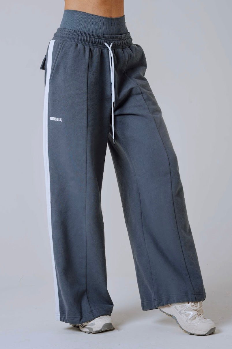 Nebbia Power 896 Oversized Camo Sweatpants - Grey - AlisiiaKholli