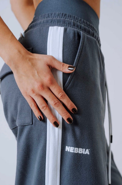 Nebbia Power 896 Oversized Camo Sweatpants - Grey - AlisiiaKholli