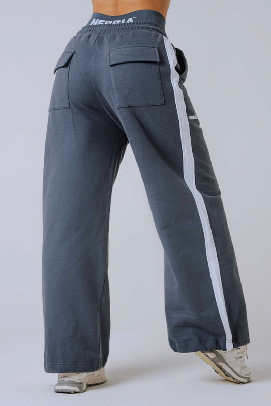 Nebbia Power 896 Oversized Camo Sweatpants - Grey - AlisiiaKholli