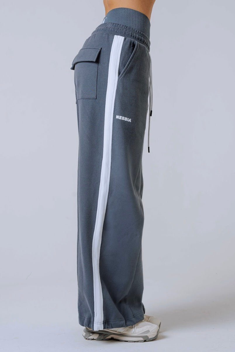 Nebbia Power 896 Oversized Camo Sweatpants - Grey - AlisiiaKholli