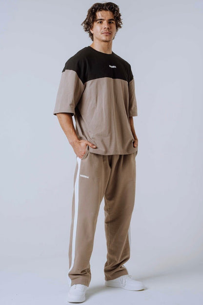 Nebbia Power 898 Oversized Camo Tee - Light Brown ASH | Gym Pump Cover - AlisiiaKholli