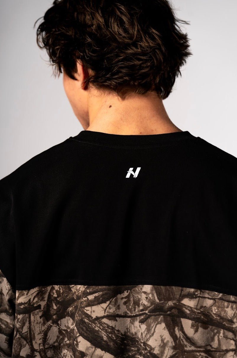 Nebbia Power 898 Oversized Camo Tee - Light Brown Camo | Gym Pump Cover - AlisiiaKholli
