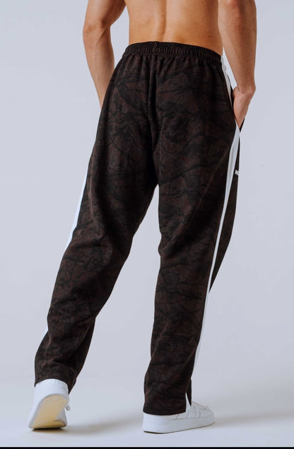 NEBBIA Power Relaxed Sweatpants 904 | Black & Dark Brown Camo - AlisiiaKholli
