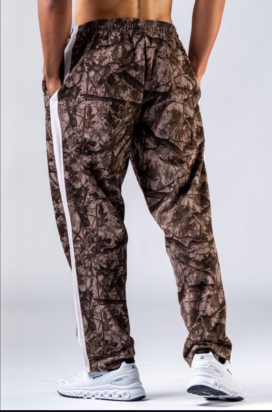 NEBBIA Power Relaxed Sweatpants 904 | Black & Light Brown Camo - AlisiiaKholli