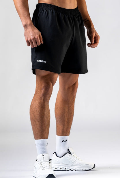 NEBBIA Power Training Shorts 902 | Black & Black - AlisiiaKholli
