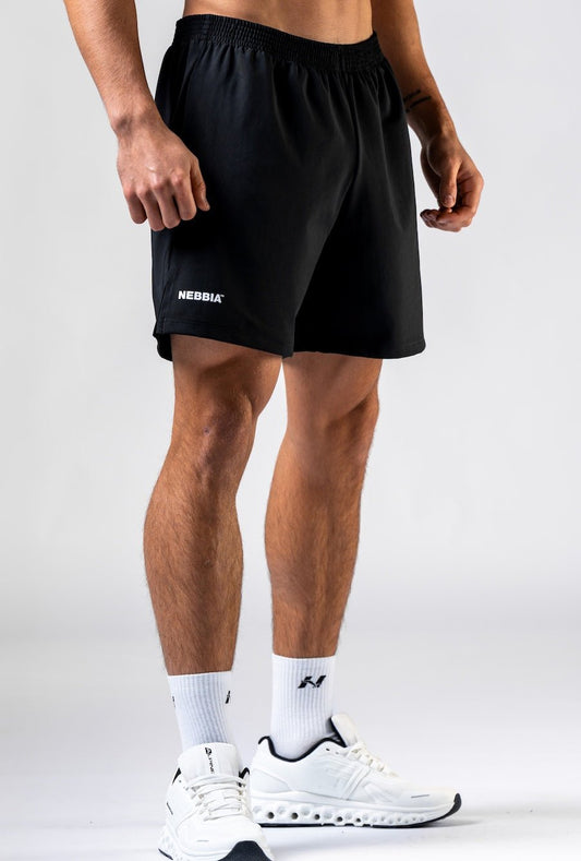 NEBBIA Power Training Shorts 902 | Black & Black - AlisiiaKholli