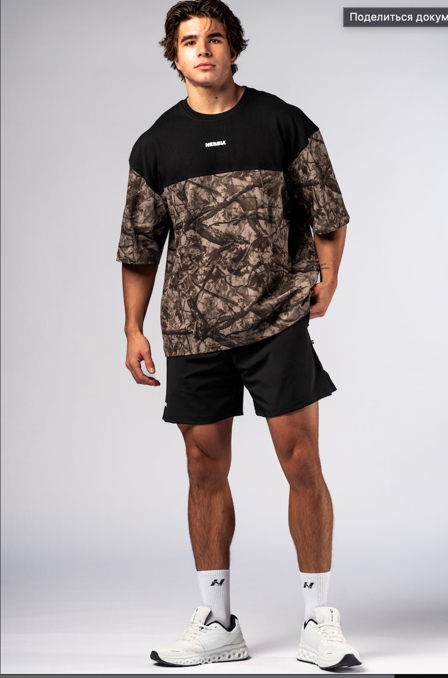 NEBBIA Power Training Shorts 902 | Black & Black - AlisiiaKholli