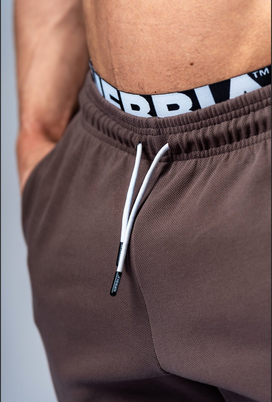 NEBBIA Training Sweatpants HERO 296 – Brown Heavyweight Joggers - AlisiiaKholli