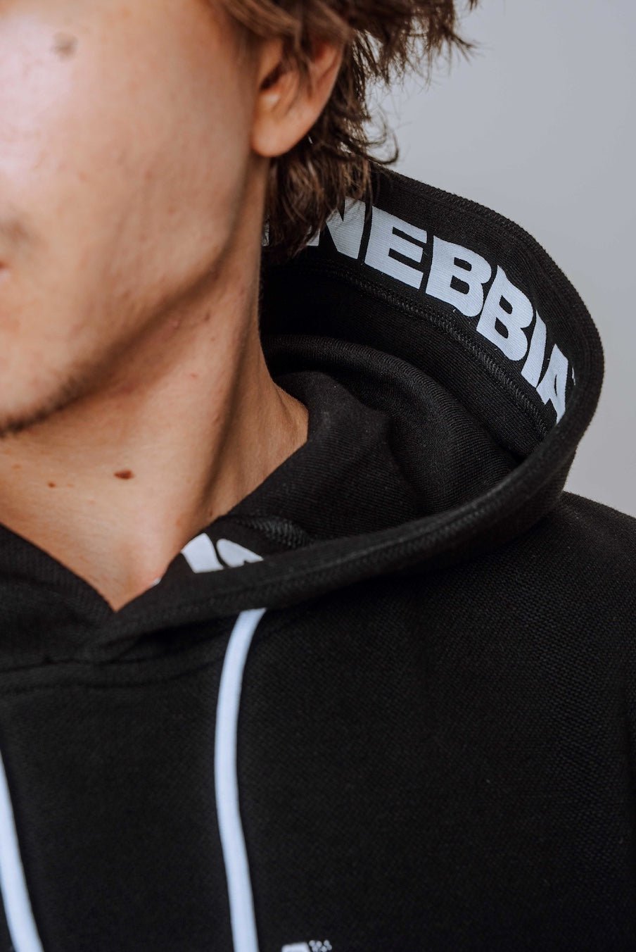 NEBBIA Training Tank HERO 299 – Black - on - Black Sleeveless Gym Hoodie - AlisiiaKholli