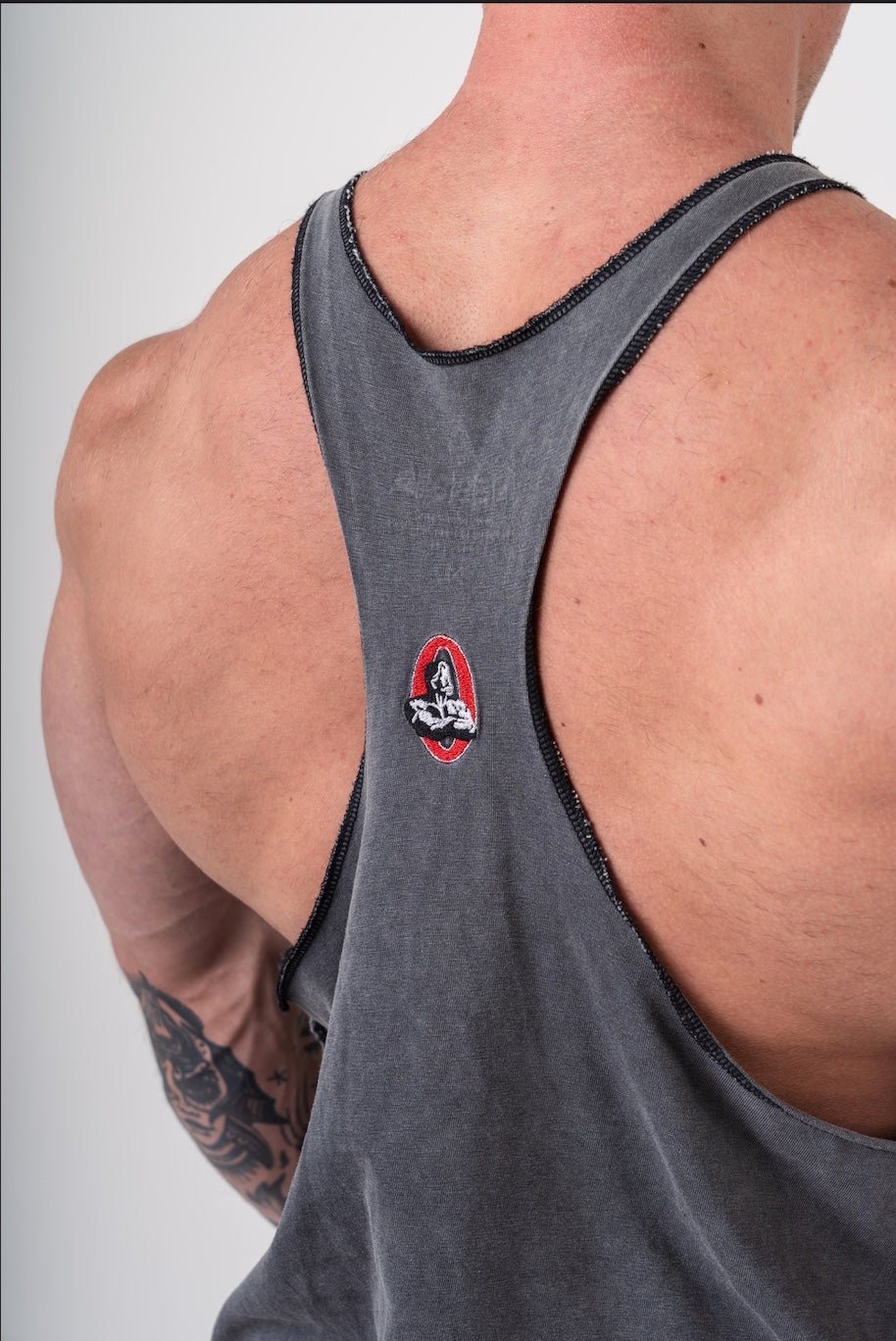 NEBBIA Washed Muscle Back Stringer 791 – Golden Era Black Edition - AlisiiaKholli
