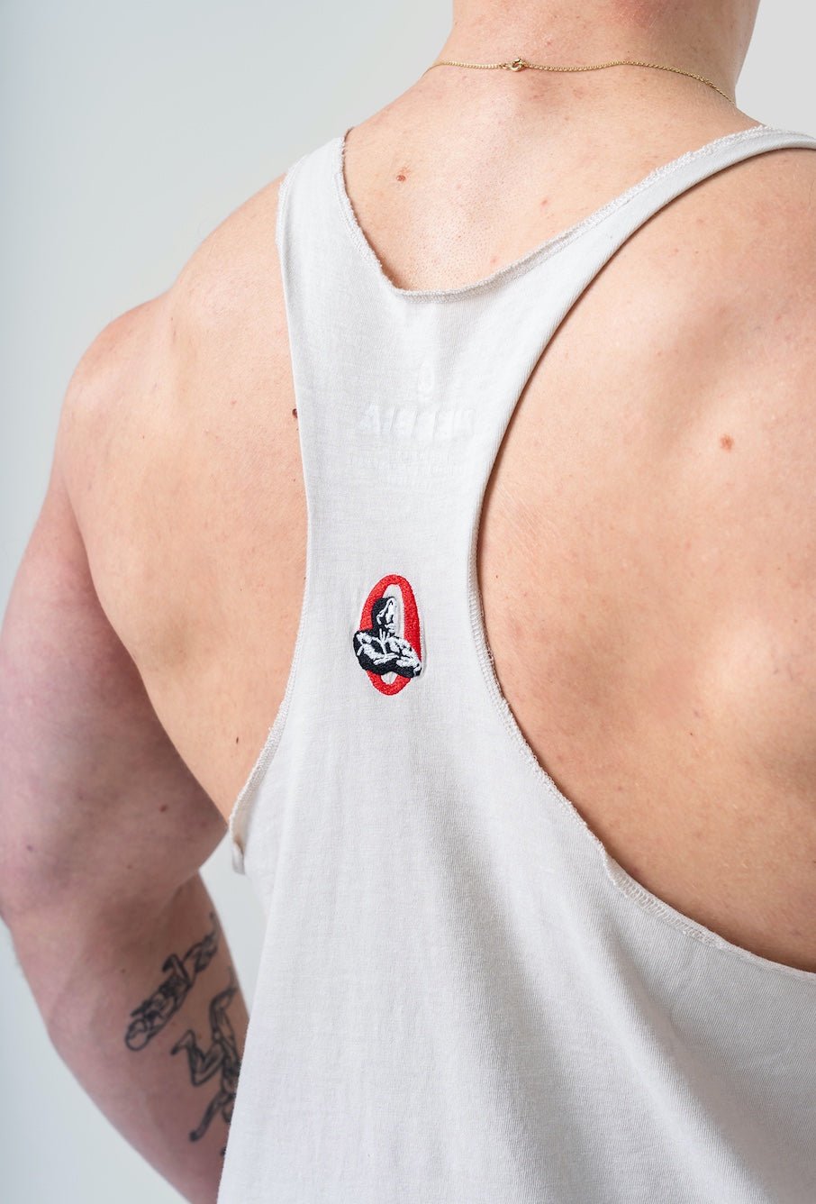 NEBBIA Washed Muscle Back Stringer 791 – Golden Era Light Grey - AlisiiaKholli