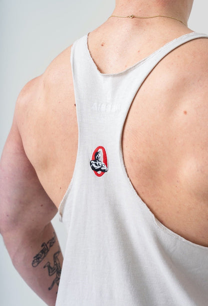 NEBBIA Washed Muscle Back Stringer 791 – Golden Era Light Grey - AlisiiaKholli