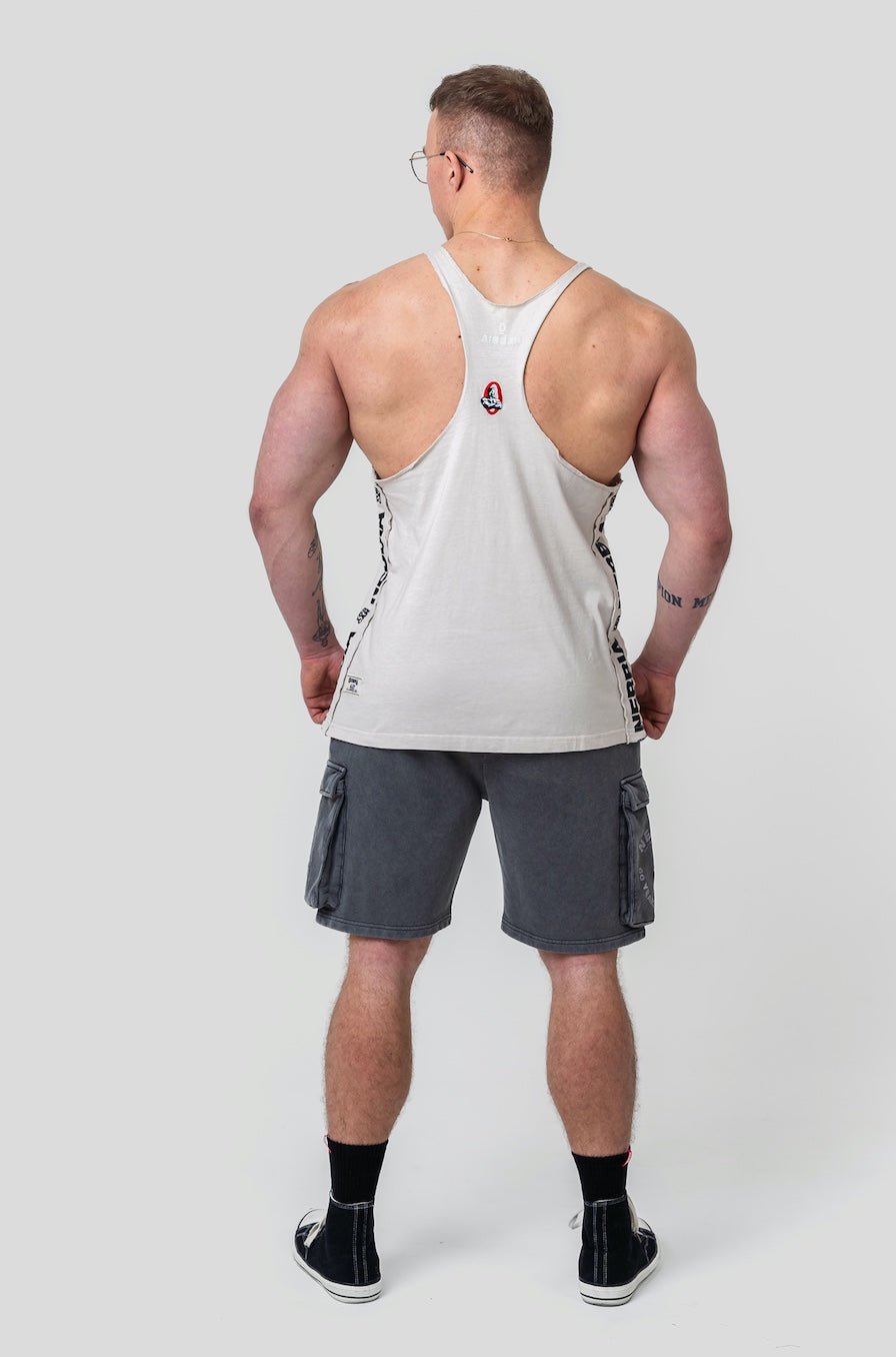 NEBBIA Washed Muscle Back Stringer 791 – Golden Era Light Grey - AlisiiaKholli