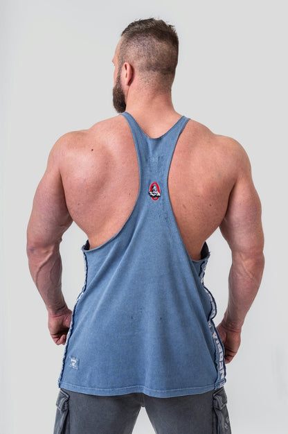 NEBBIA Washed Muscle Back Stringer 791 – Golden Era Vintage Blue - AlisiiaKholli