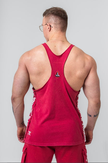NEBBIA Washed Muscle Back Stringer 791 – Golden Era Vintage Red - AlisiiaKholli