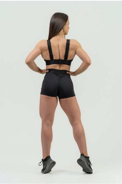 NEBBIA Women’s Compression High Waist Shorts INTENSE Leg Day Black - AlisiiaKholli