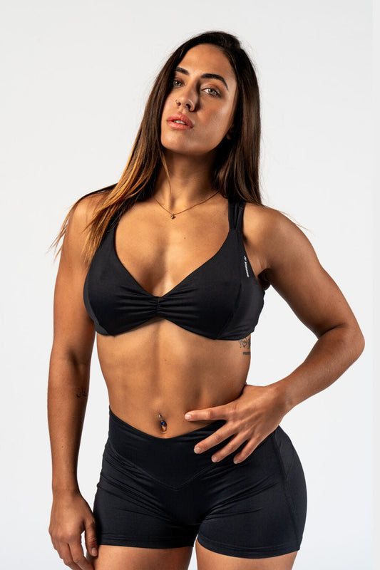 SPORTS BRA STRONG BEAUTY 424 Black - AlisiiaKholli