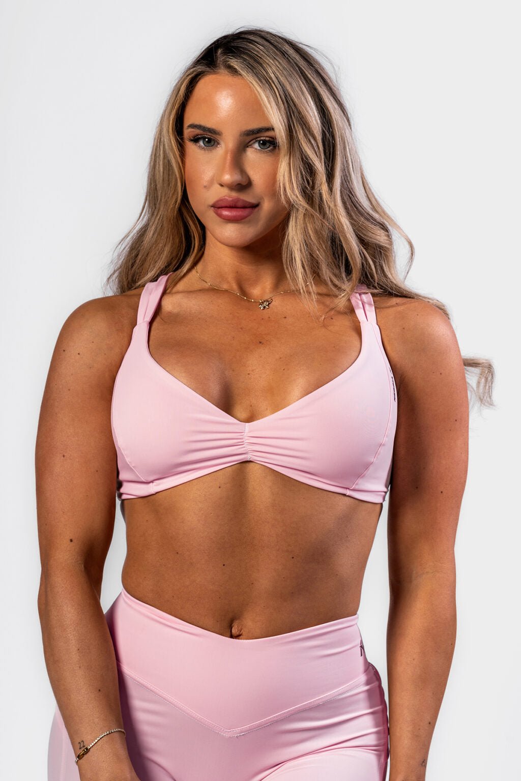 Sports Bra STRONG BEAUTY 424 Pink - AlisiiaKholli