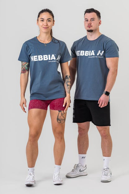 T - SHIRT GYM ESSENTIALS 380 unisex GREY - AlisiiaKholli