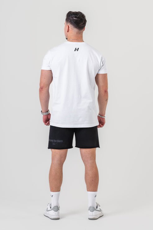 T - SHIRT GYM ESSENTIALS 380 unisex WHITE - AlisiiaKholli