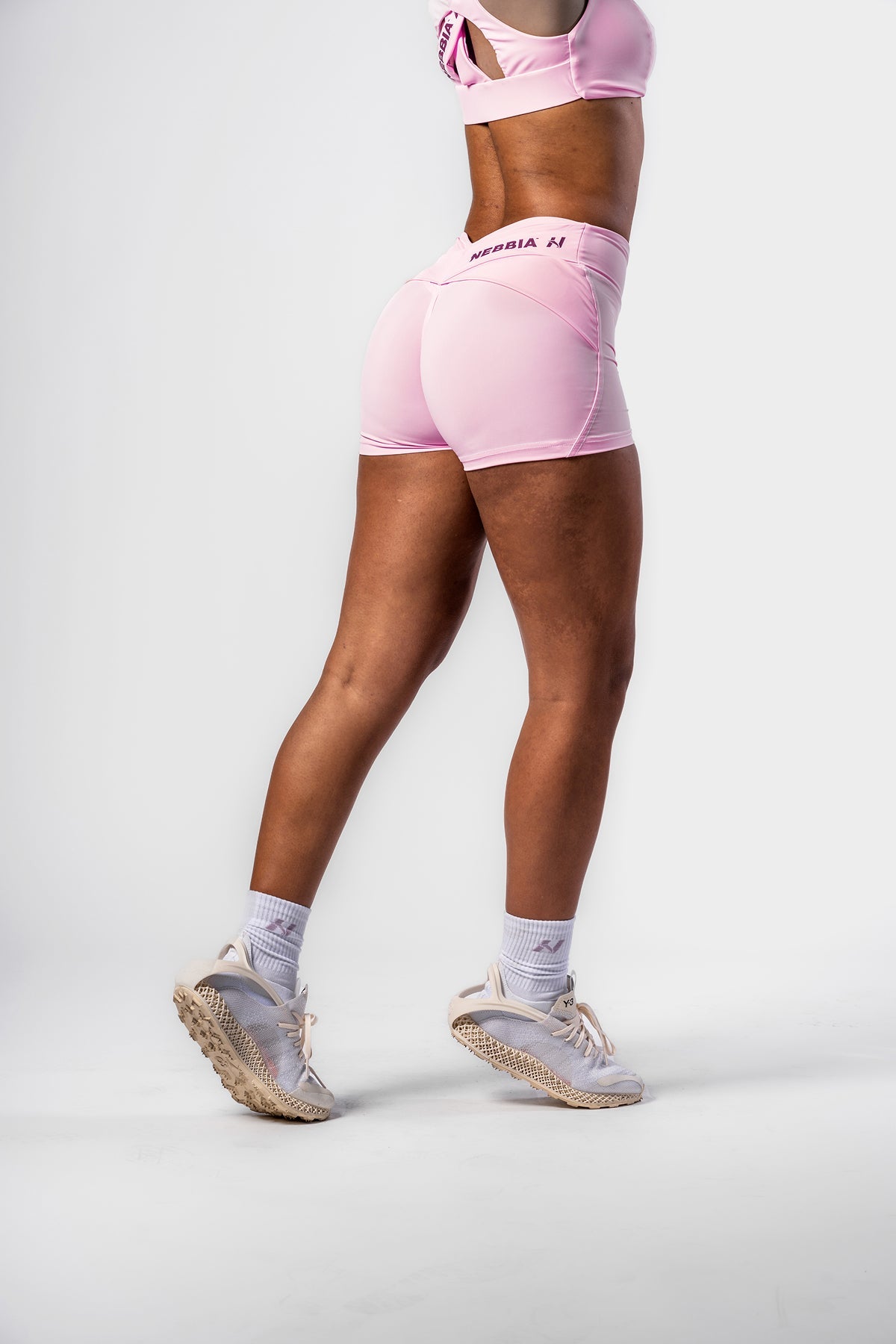 V - shaping Belt Shorts STRONG BEAUTY 428 Pink - AlisiiaKholli