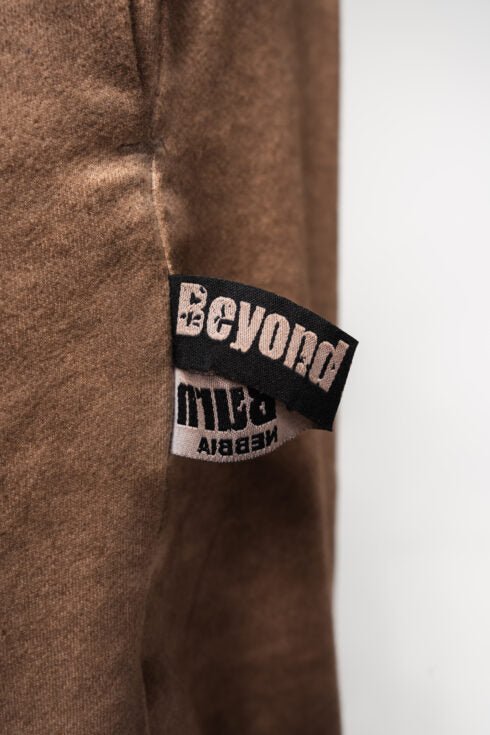Washed - off Gym Sweatpants Baggy Style GYM BRO Light Brown 373 - AlisiiaKholli