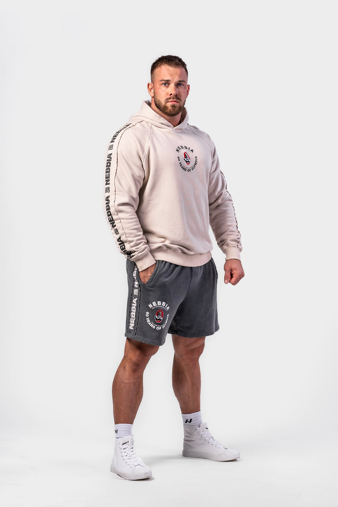 Washed Sweat Shorts LEGEND 786 Black - AlisiiaKholli