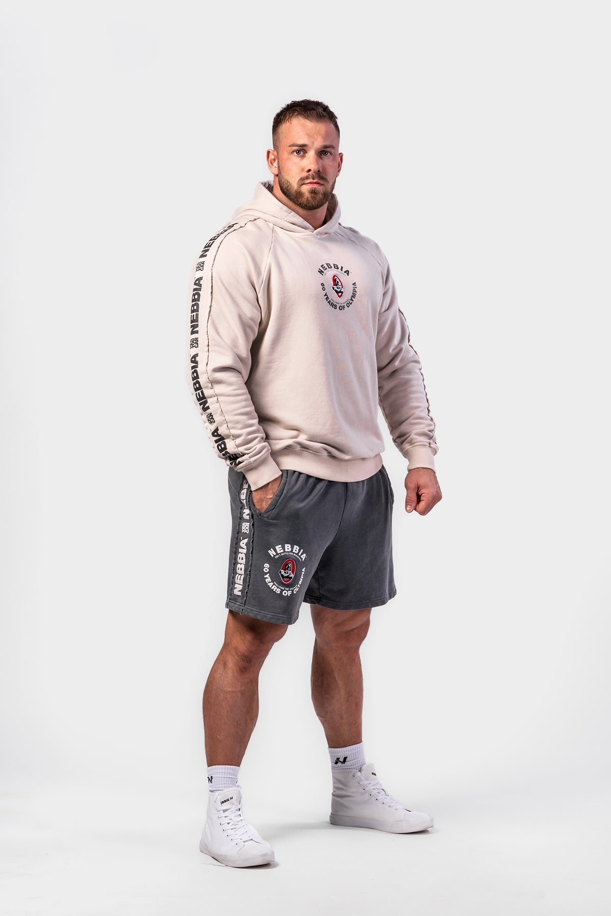 Washed Sweat Shorts LEGEND 786 Black - AlisiiaKholli