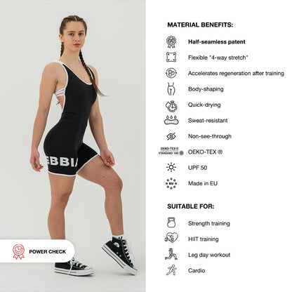 WORKOUT JUMPSUIT 5″ HAMMIES 603 - AlisiiaKholli